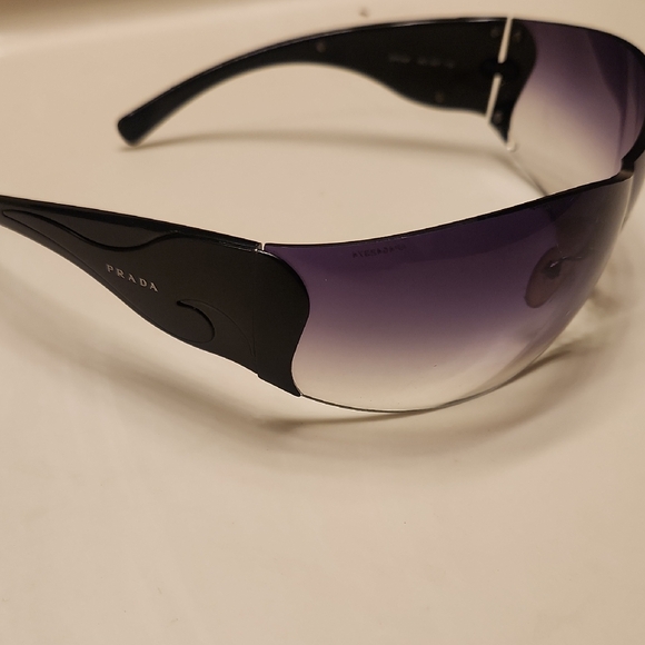 Prada Black and Purple Gradient Sunglasses - Picture 1 of 15